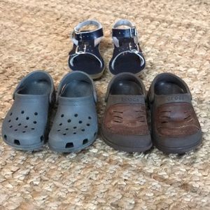 Toddler boy Crocs and Sandals